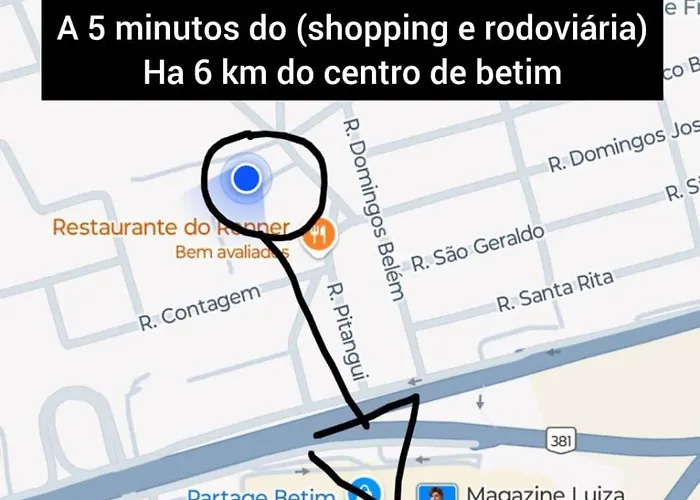Flat-hotel Br 381 em frente ao Partagem Shopping e Rodoviária